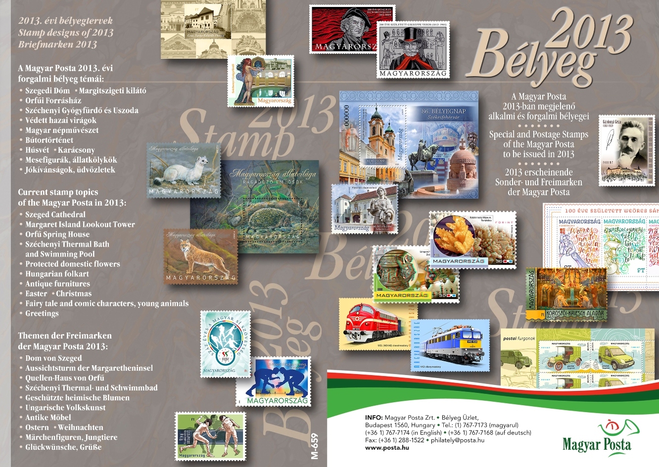 Magyar Posta Ltd. Special and Postage Stamps of the Magyar Posta to