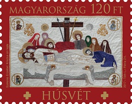 A képen a húsvét 2017 bélyeg látható