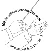 A képen a 100 éve született Leonard Bernstein elsőnapi bélyegző látható
