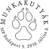 A képen a Munkakutyák elsőnapi bélyegző látható