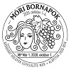 A képen a Móri Bornapok / 2020. október 1-4./ Borbarát Hölgyek Egyesülete Mór / Alapítva 2000-ben bélyegzőlenyomat látható