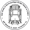 A képen a 100 éves a Szinvavölgyi Erdei Vasút a LÁEV bélyegzőlenyomat látható