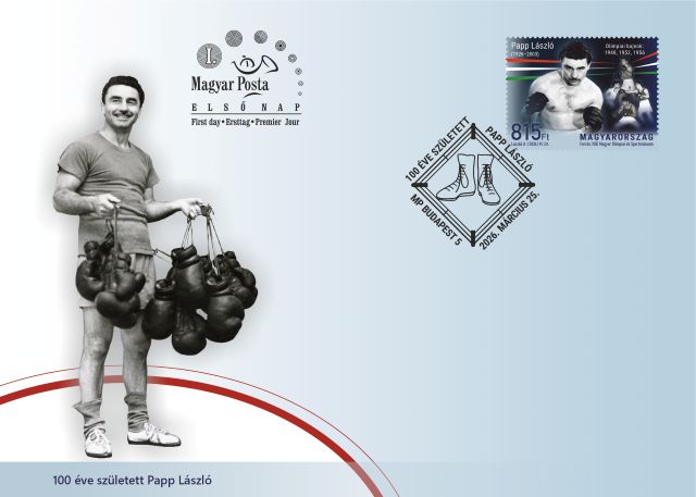 A képen a Papp László FDC látható