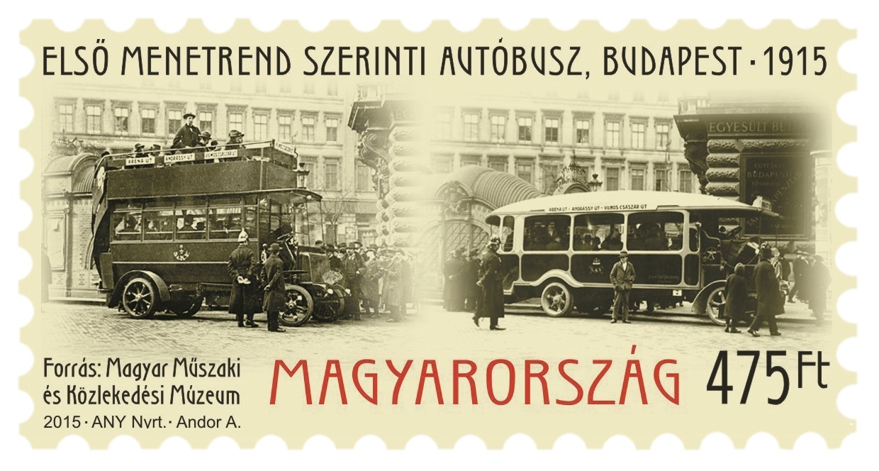 Autóbusz bélyeg Autóbusz bélyeg