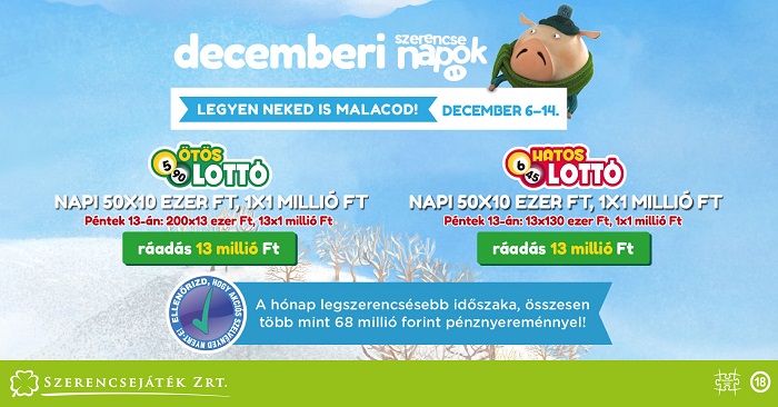 Decemberi szerencsenapok
