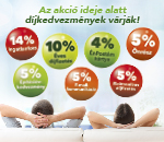 A képen két hátradölt pihenő ember látható felettük az akciós djkedvezmények gömbökben