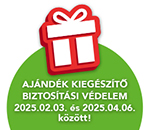 Ajándék kiegészítő biztosítási védelem