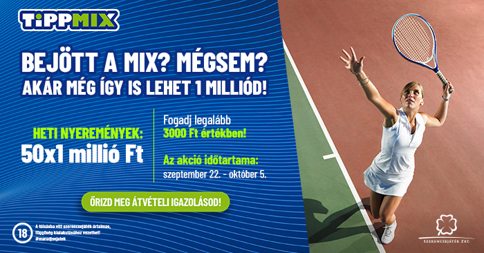 TIPPMIX – Bejött a mix? Mégsem? Akár még így is lehet 1 milliód!