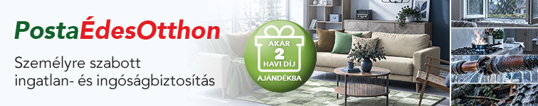 PostaÉdesOtthon lakásbiztosítás. Ami igazán fontos, azt érdemes biztonságban tudni!